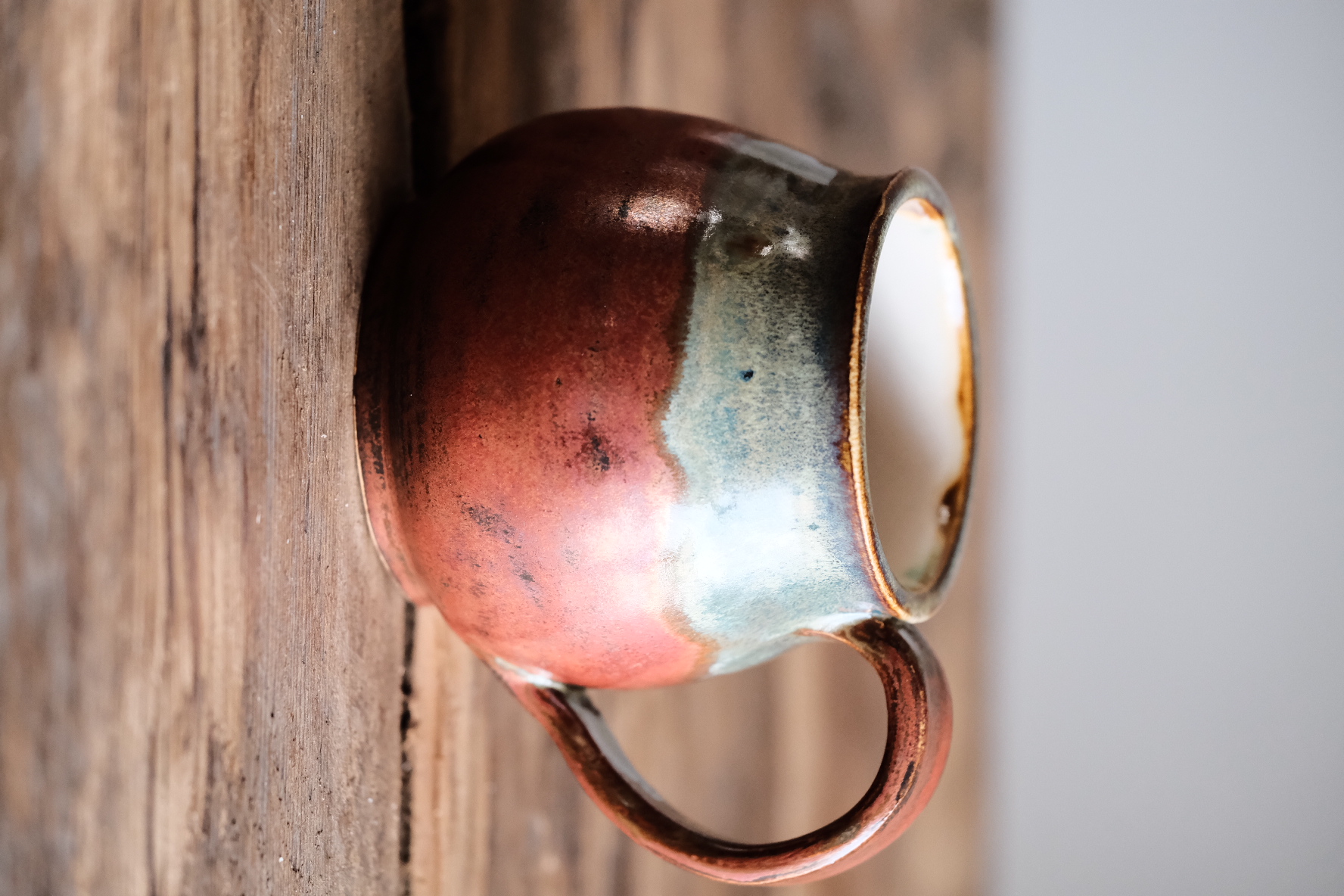 Wheel thrown mug